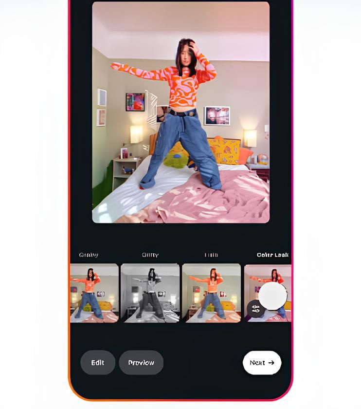 Выбрать нужный фильтр можно с помощью удобного ползунка. Выбрать нужный фильтр можно с помощью удобного ползунка.