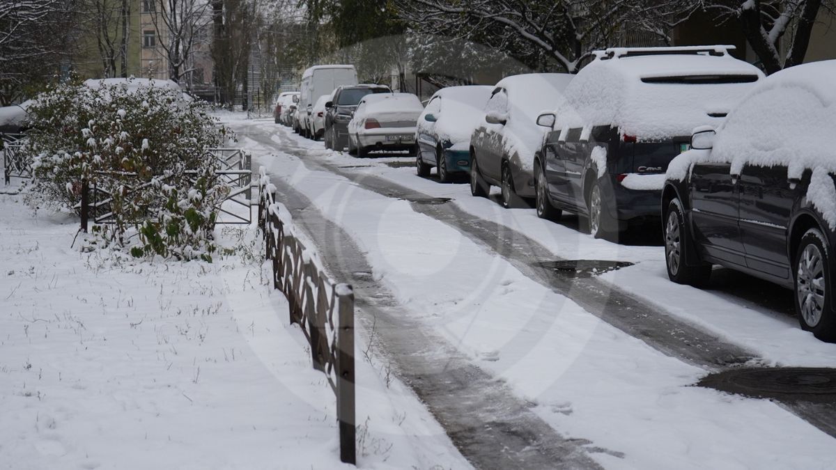 Снег в Киеве