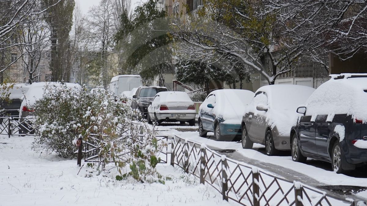 Снег в Киеве