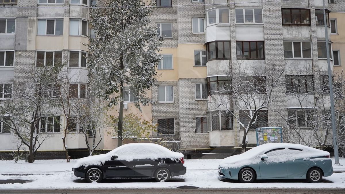 Снег в Киеве