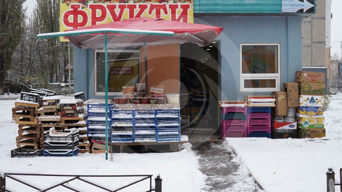 Снег в Киеве