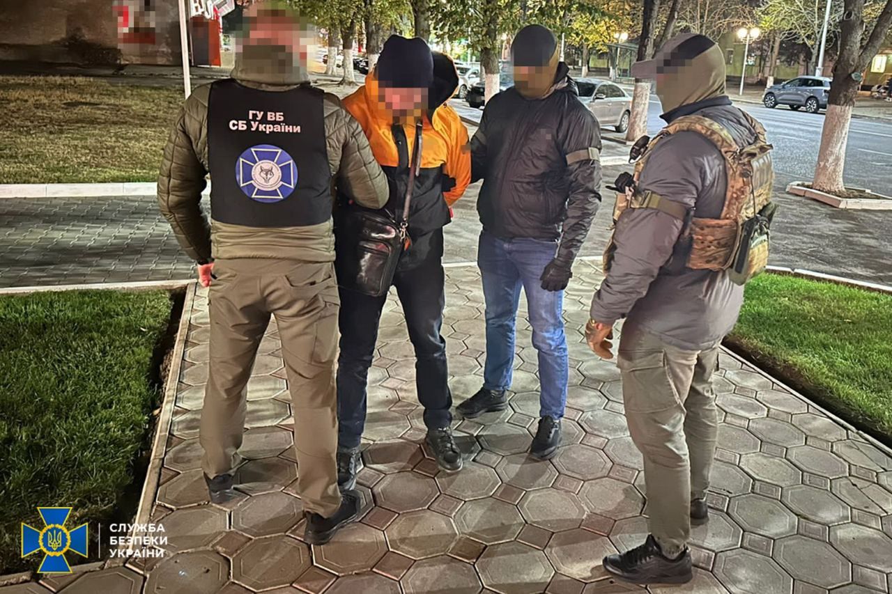 Задержание в Одессе. Фото: СБУ Задержание в Одессе. Фото: СБУ