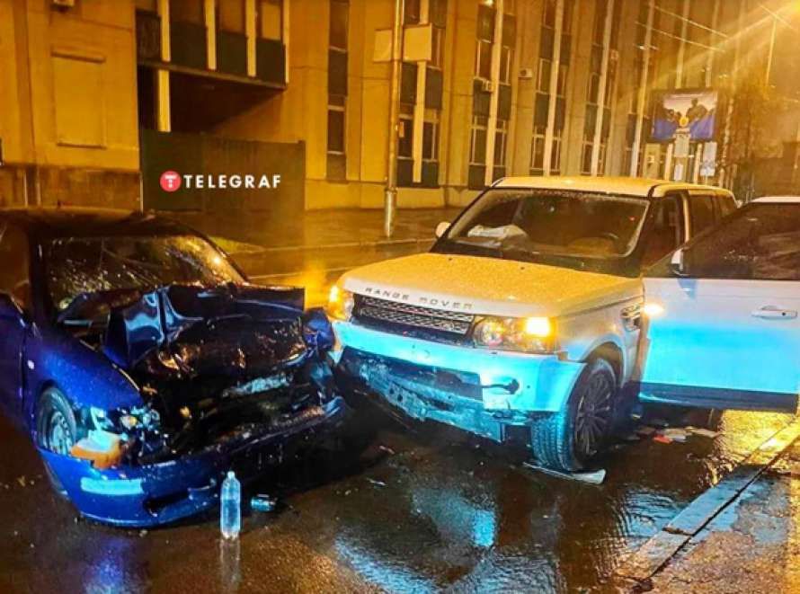 Фото с места ДТП с участием Остапа Ступки Фото с места ДТП с участием Остапа Ступки