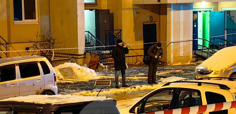 Наслідки атаки дрона у Тулі 26 листопада Наслідки атаки дрона у Тулі 26 листопада