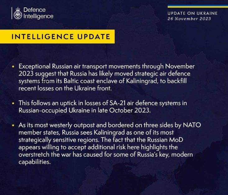 Минобороны Британии перемещения С-400 Минобороны Британии о перемещении С-400