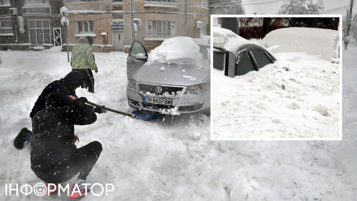 Снігопад Болгарія, Румунія