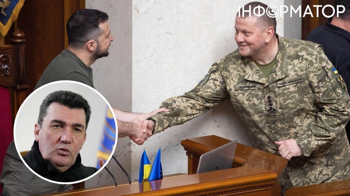 Олексій Данілов, Залужний та Зеленський