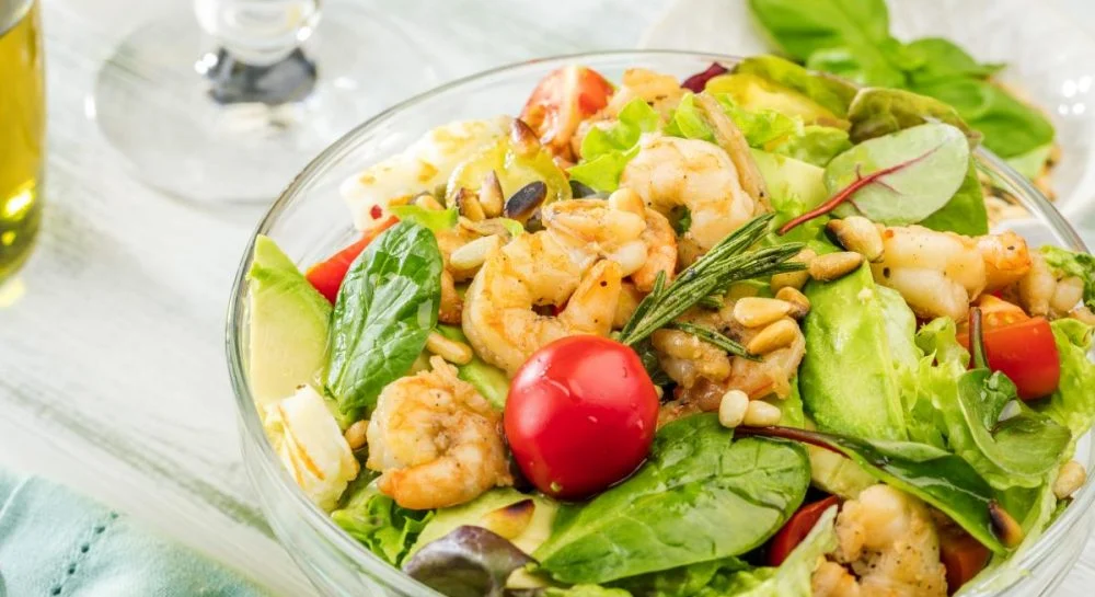 Салат з морепродуктами - окраса різдвяного столу! Салат з морепродуктами - окраса різдвяного столу!