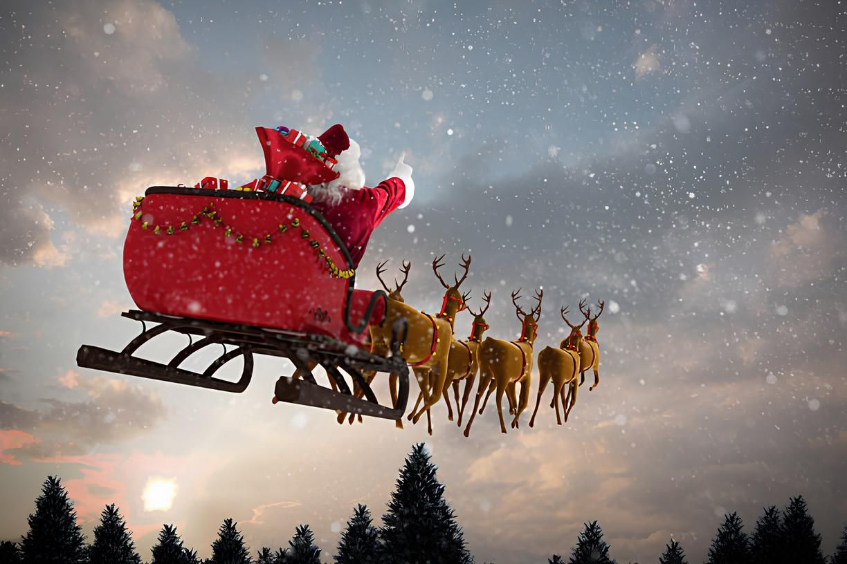 Программа начинается в декабре, а симуляция слежки за санями начнется в канун Рождества. Программа начинается в декабре, а симуляция слежки за санями начнется в канун Рождества.