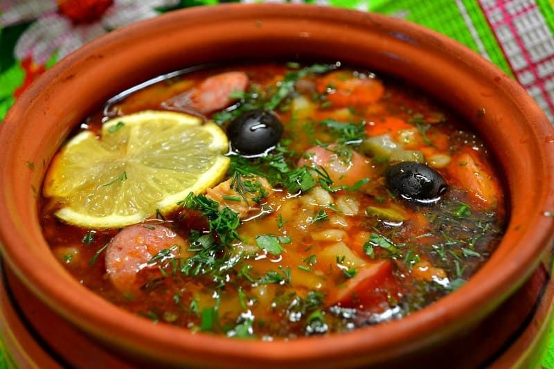 Мясная солянка придает силы и заряд энергии на весь день. Мясная солянка придает силы и заряд энергии на весь день.