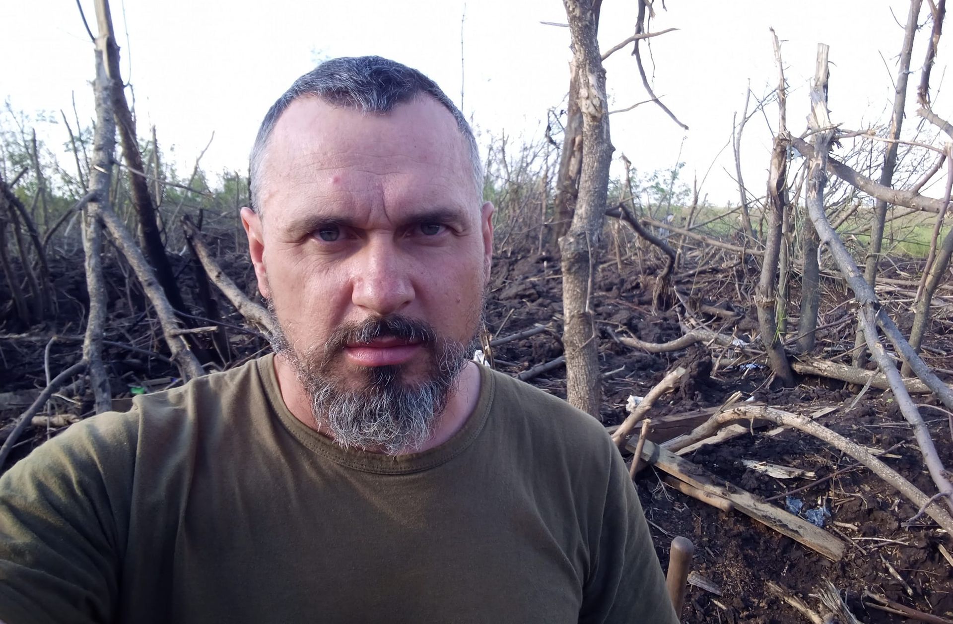 Олег Сенцов в зоне активных боевых действий Олег Сенцов в зоне активных боевых действий