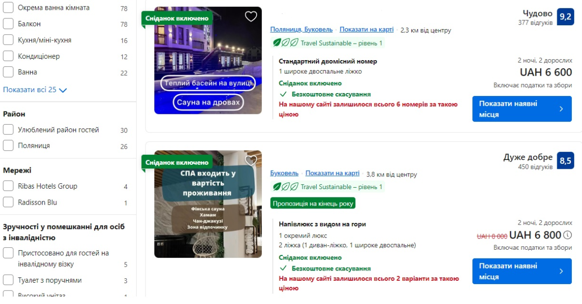 Люксові види, СПА та басейн на вулиці: скільки коштує житло у Буковелі на Новий рік 5