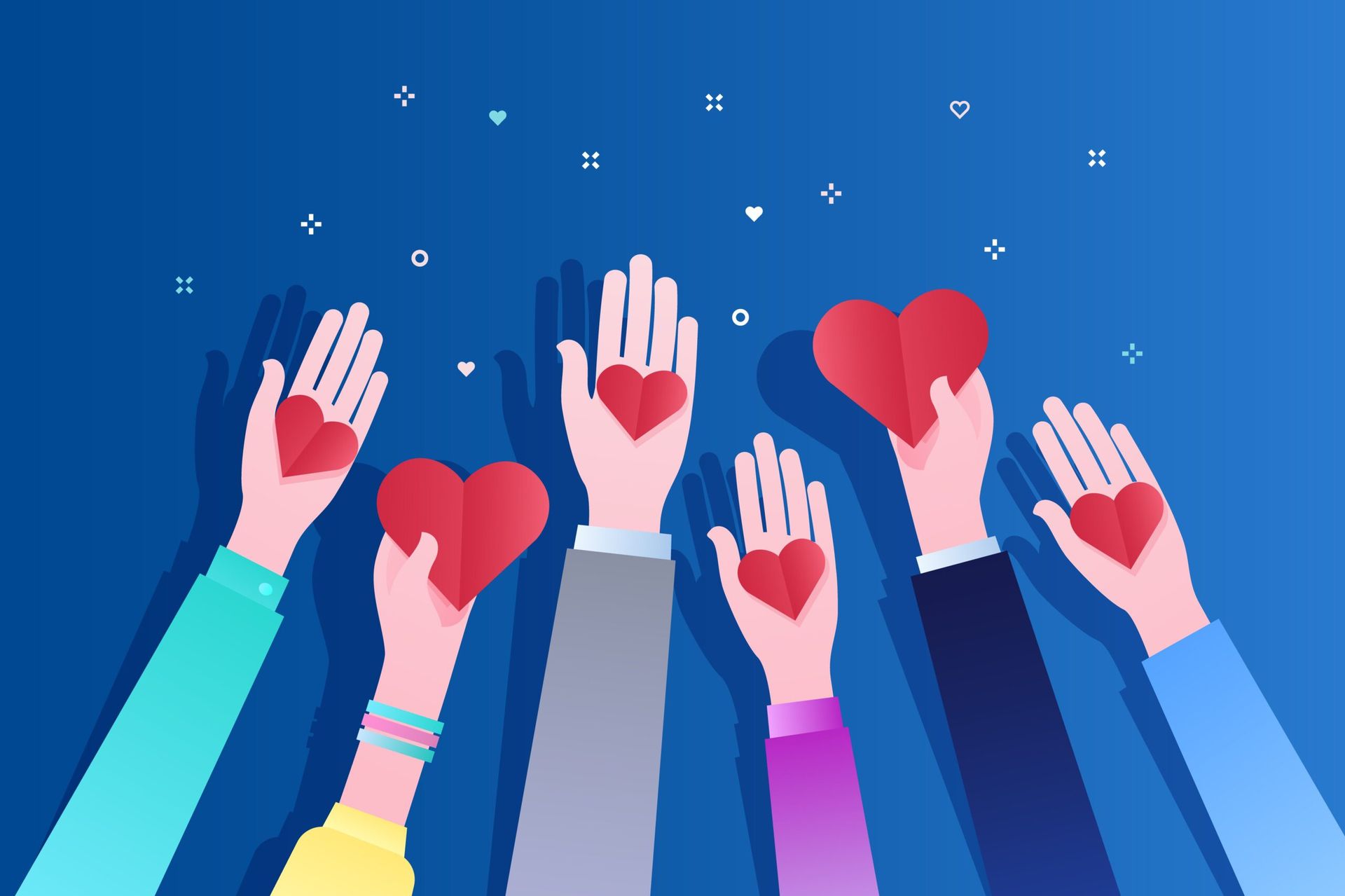 За даними дослідження у нашій країні благодійність виявляється у 24% випадках. З них 18% – це допомога незнайомій людині, 35% – пожертви на благодійництво та 19% – волонтерська діяльність