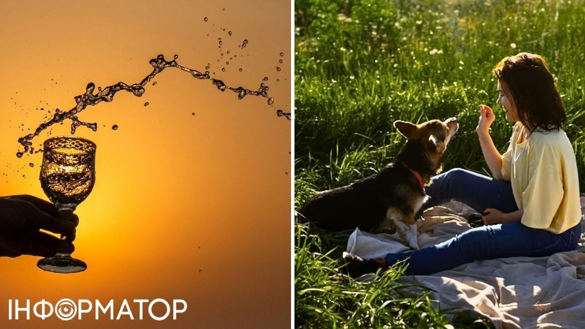 Дівчина з собакою та вода