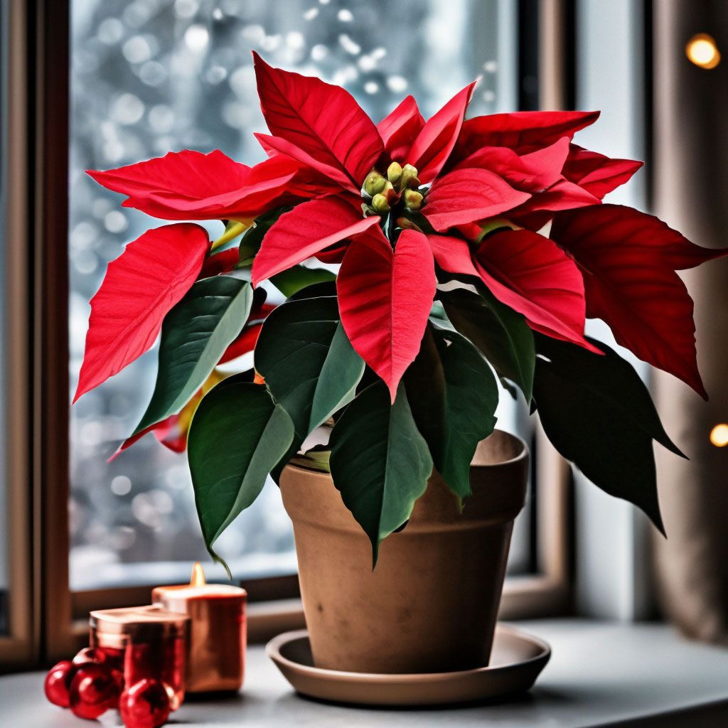 Король ацтеков Монтесума очень увлекался пуансеттией, используя ее сок для уменьшения лихорадки