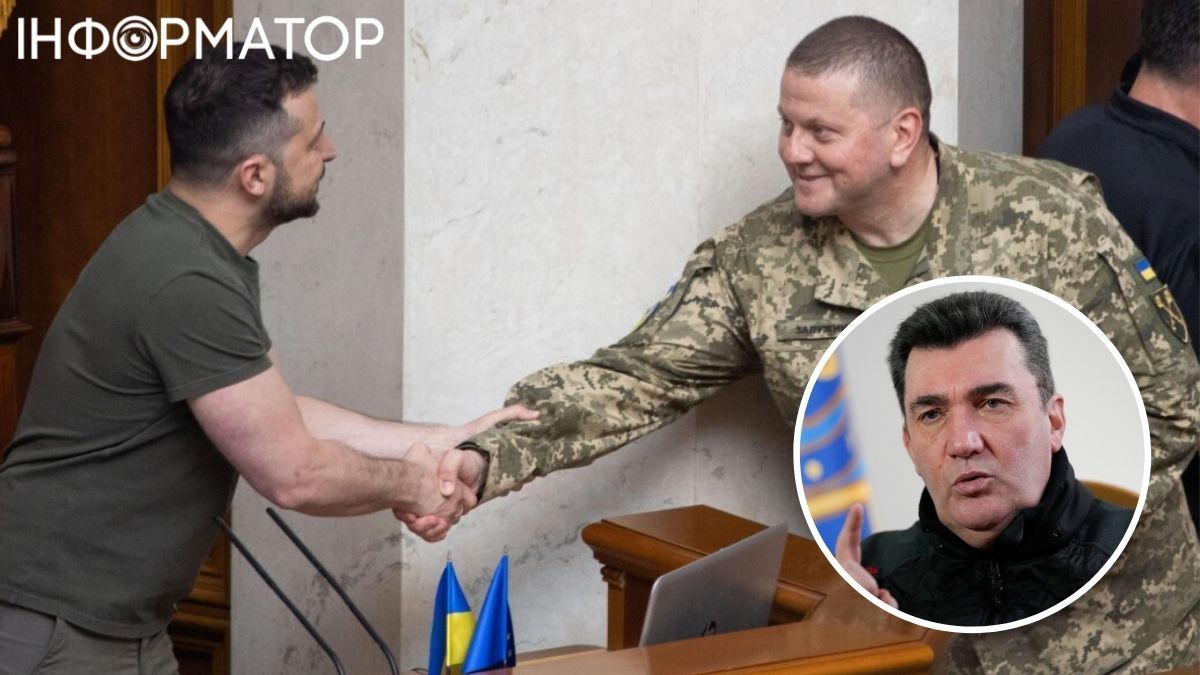 Данілов спростував чутки про конфлікт Зеленського із Залужним