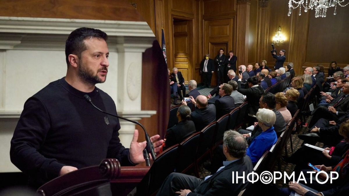 Владимир Зеленский в Сенате США 12 декабря