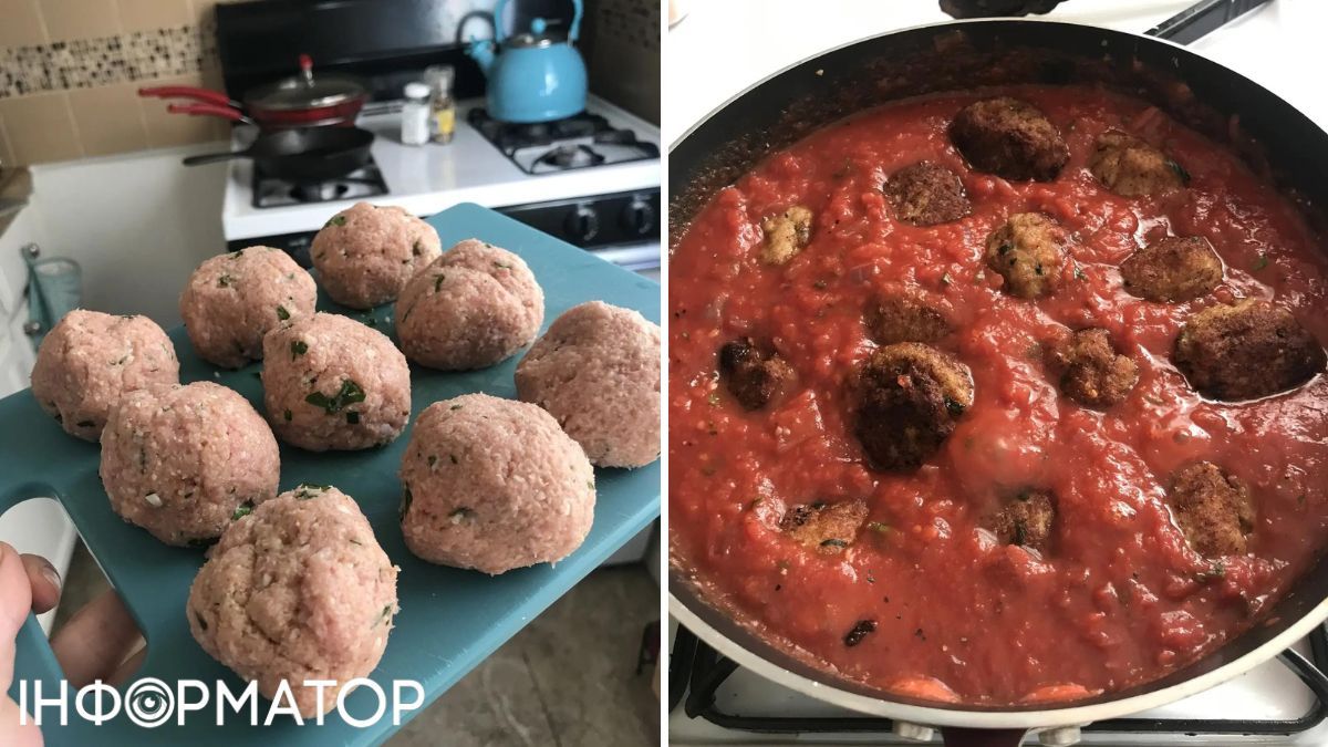 Подавайте фрикадельки горячими на отварных спагетти и посыпайте тертым пармезаном!