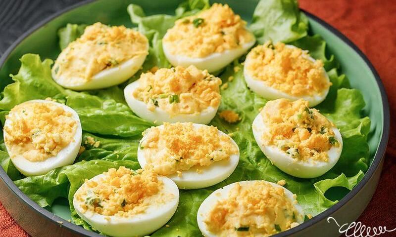 Такой салат будет выглядеть необычно.