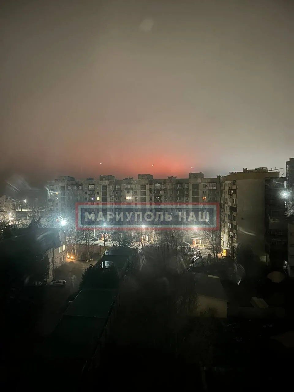 В окупованому Маріуполі пролунав потужний вибух – спалахнула пожежа (відео) 1