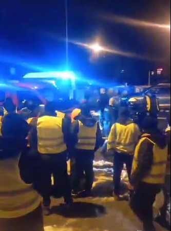 На ЧП "Рава-Русская" польский водитель совершил наезд на трех украинских дальнобойщиков - видео 1