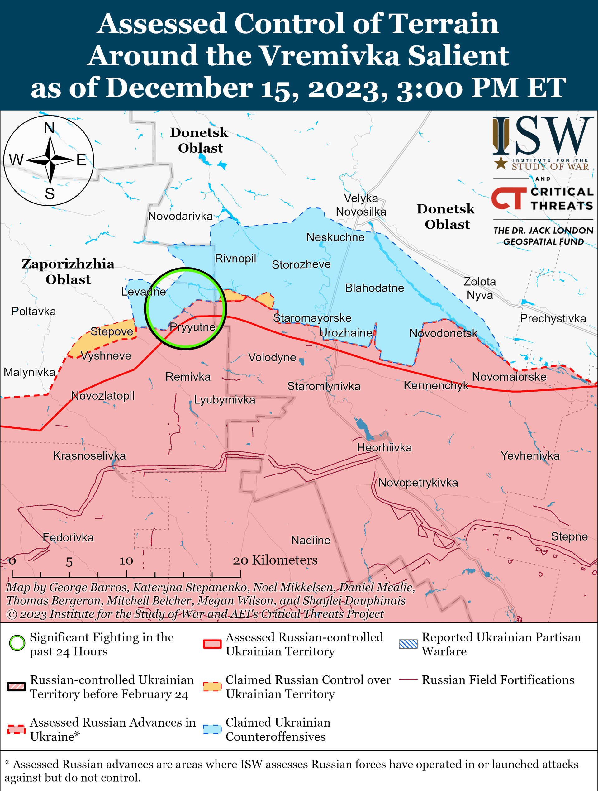 Окупанти просунулись біля Авдіївки та в Мар'їнці: подробиці від ISW 5