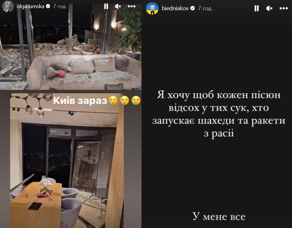 Реакція Сумської та Бєднякова Реакція Сумської та Бєднякова