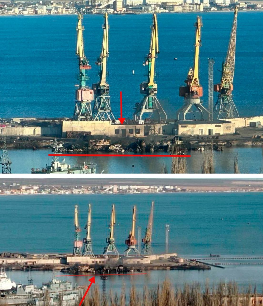 "Новочеркаськ" після атаки "Новочеркаськ" після атаки