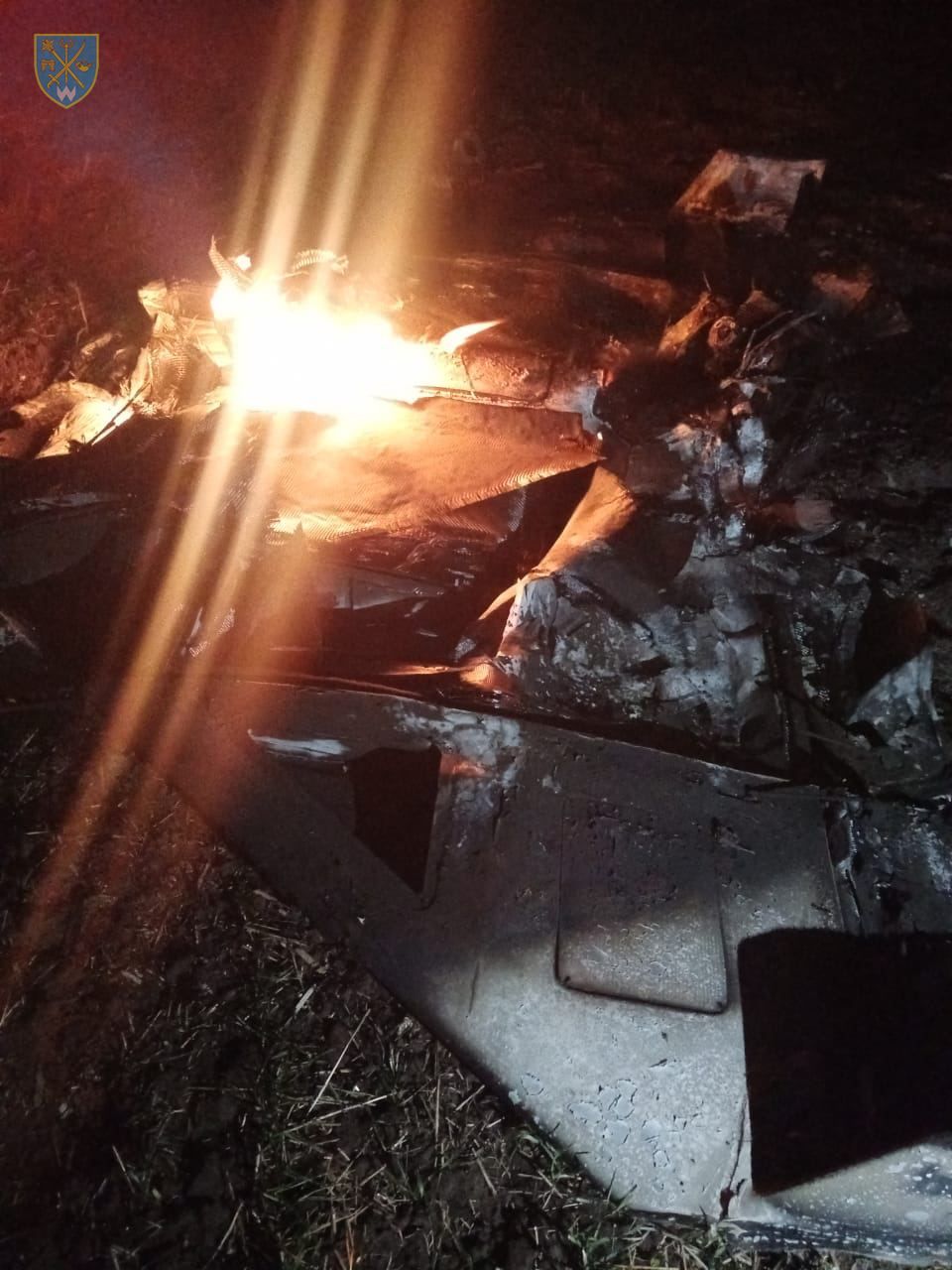 Обломки шахеда Обломки шахеда