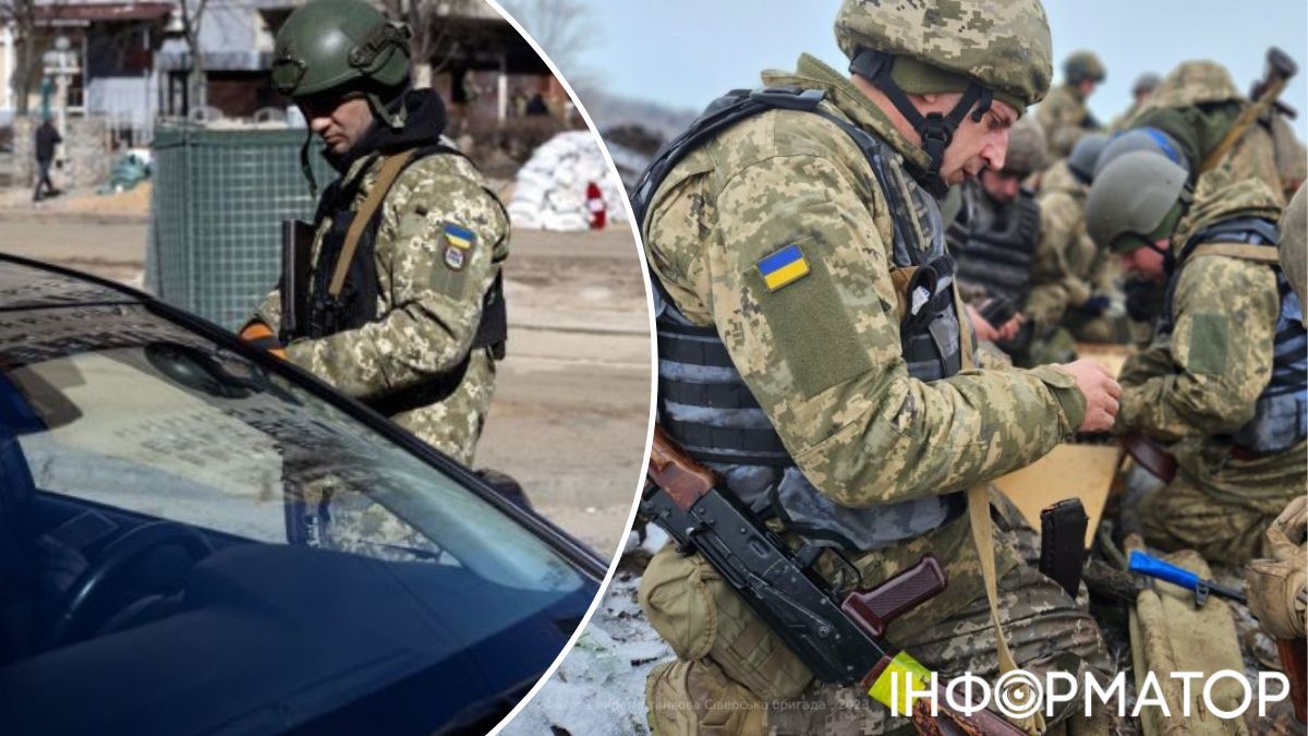Військові на фронті, вручення повістки