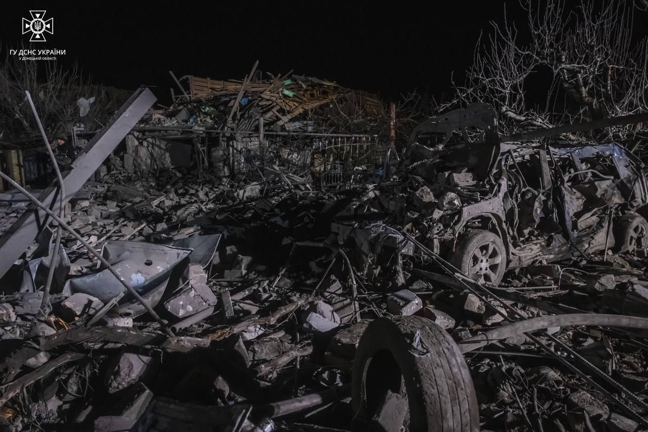 На місці удару все випалено. Фото: МВС України На місці удару все випалено. Фото: МВС України