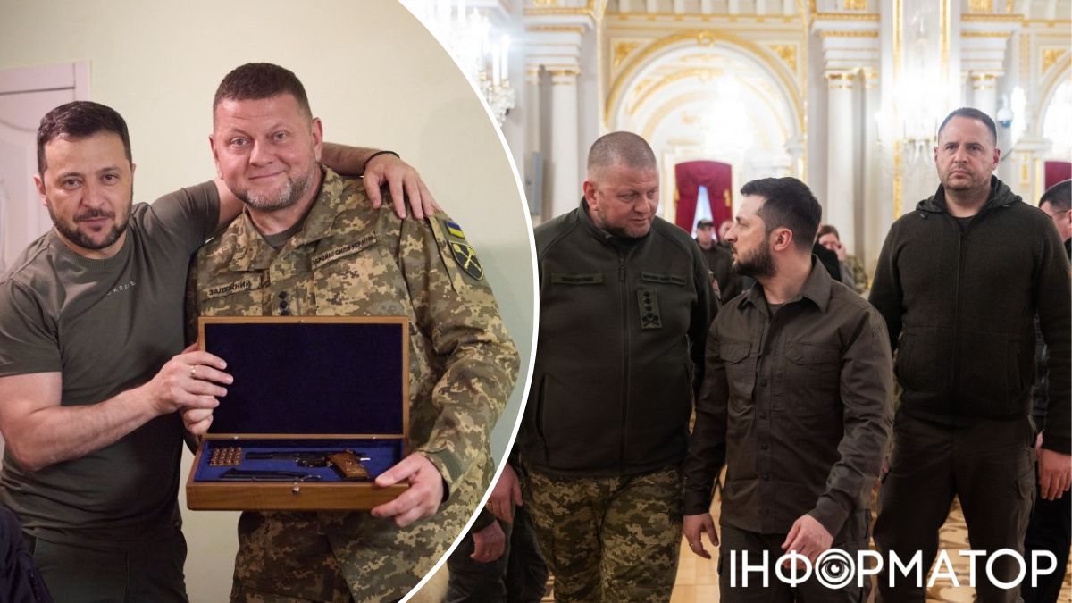 Валерій Залужний і Володимир Зеленський