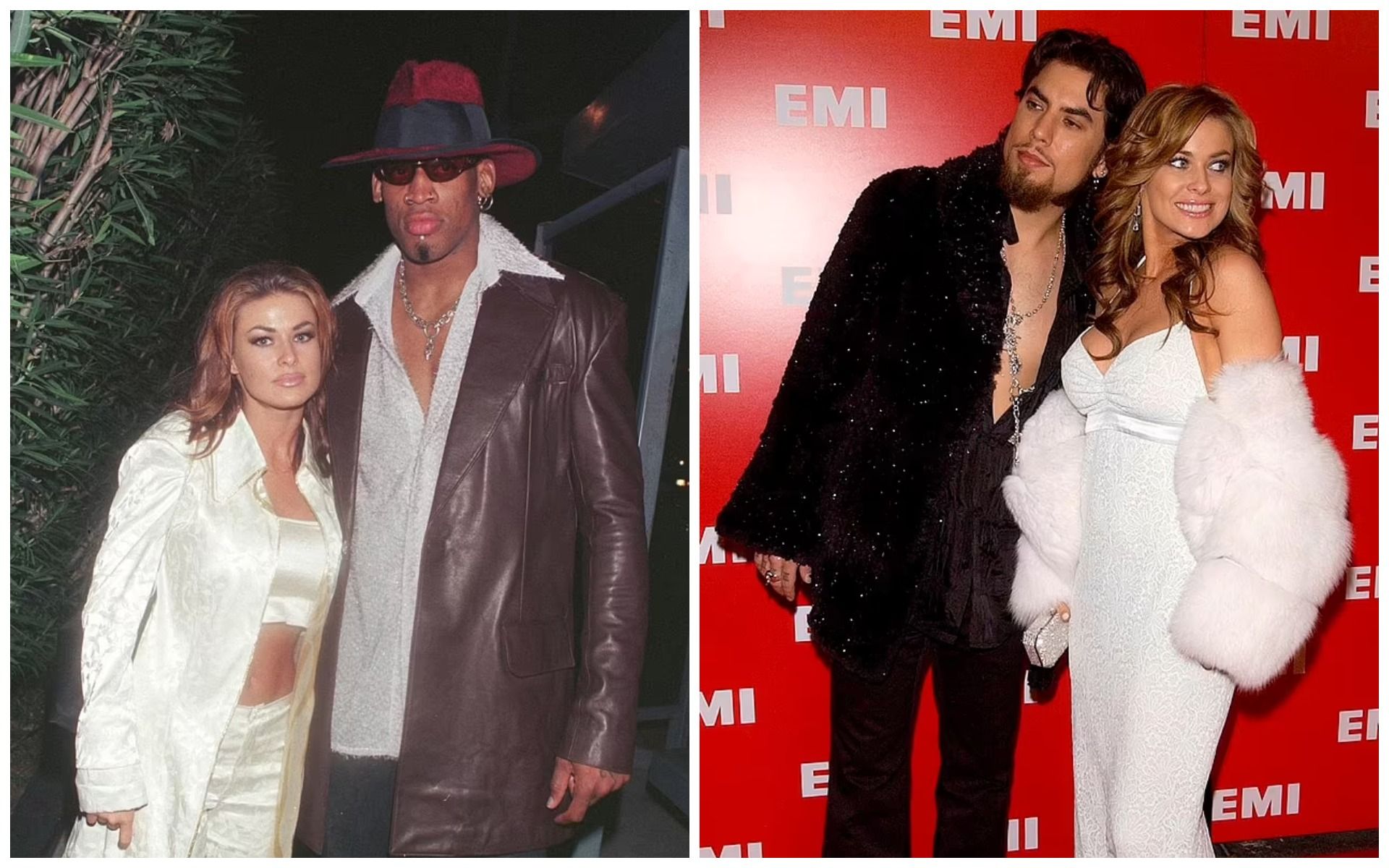 Кармен Электра с Деннисом Родманом и Дэйвом Наварро