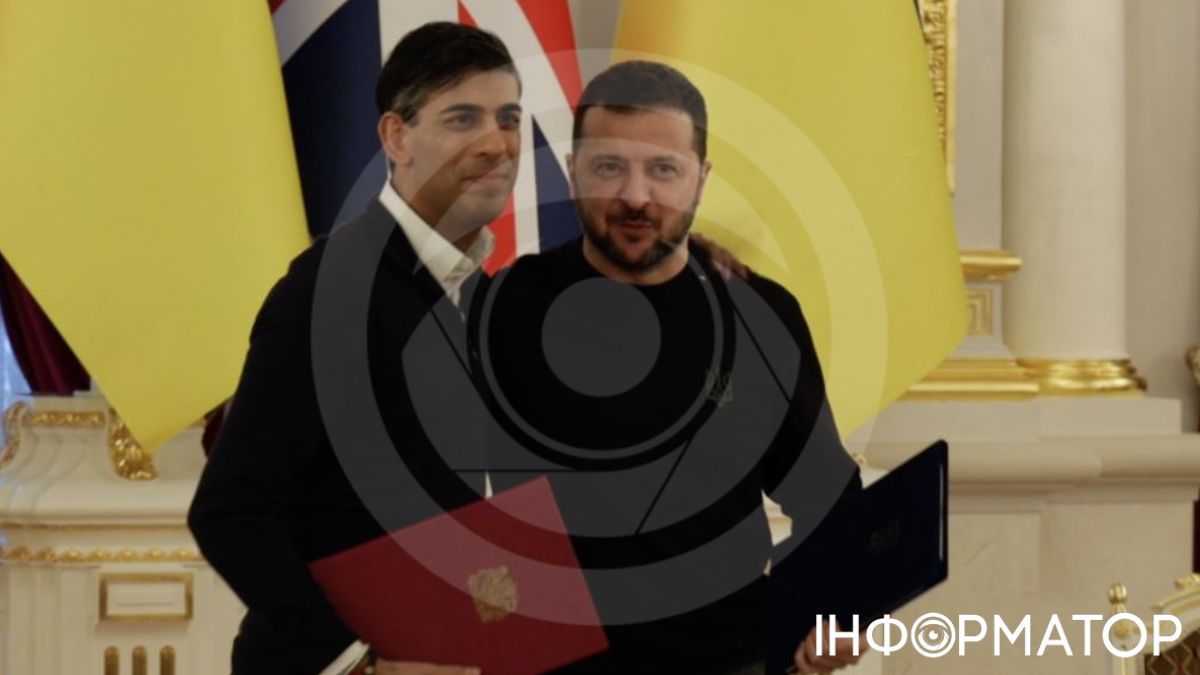 Сунак і Зеленський після підписання історичної угоди Сунак і Зеленський після підписання історичної угоди