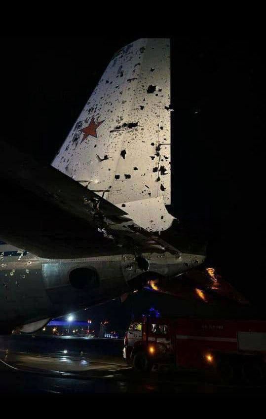 В сети появилось видео последнего полета российского самолета А-50 перед его сбытом ВСУ 1