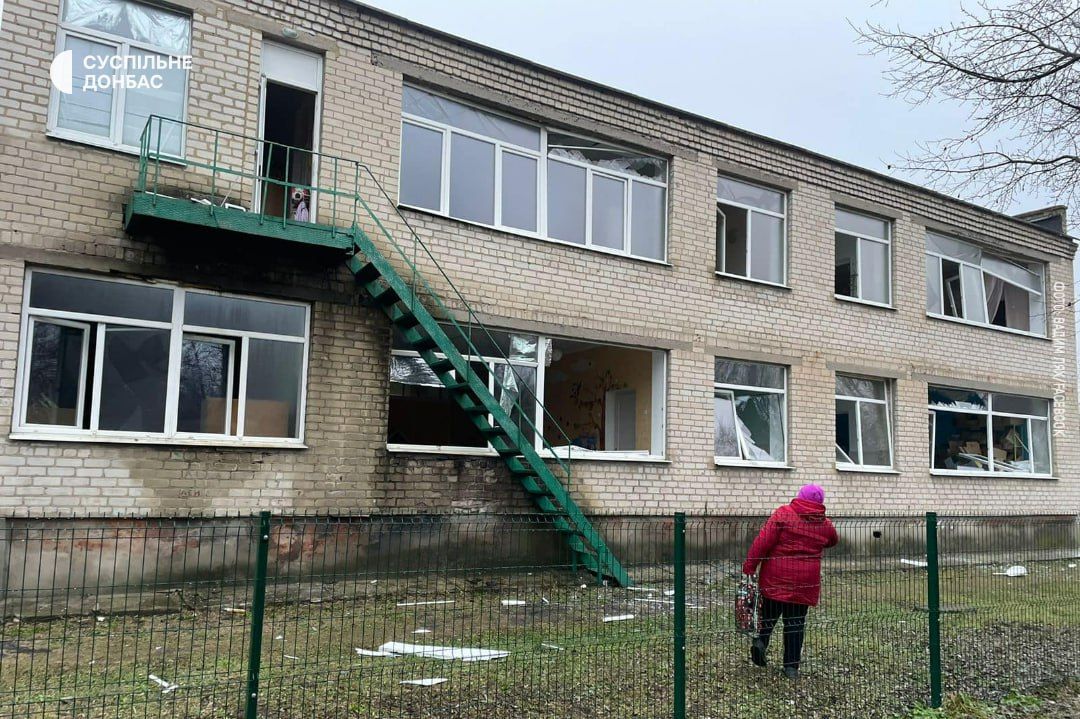 Детский сад получил повреждение Детский сад получил повреждение