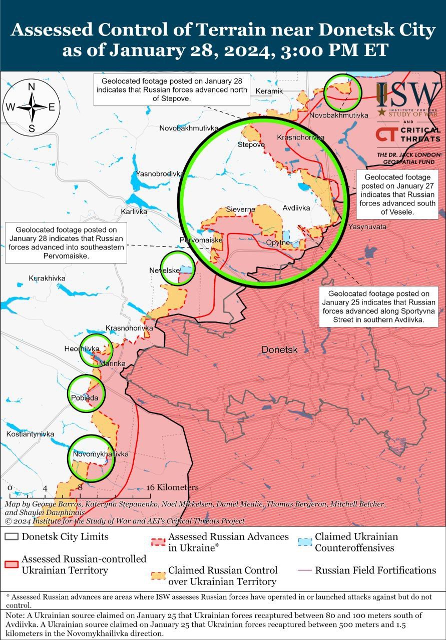 Карты боев в Донецкой области Карты боев в Донецкой области