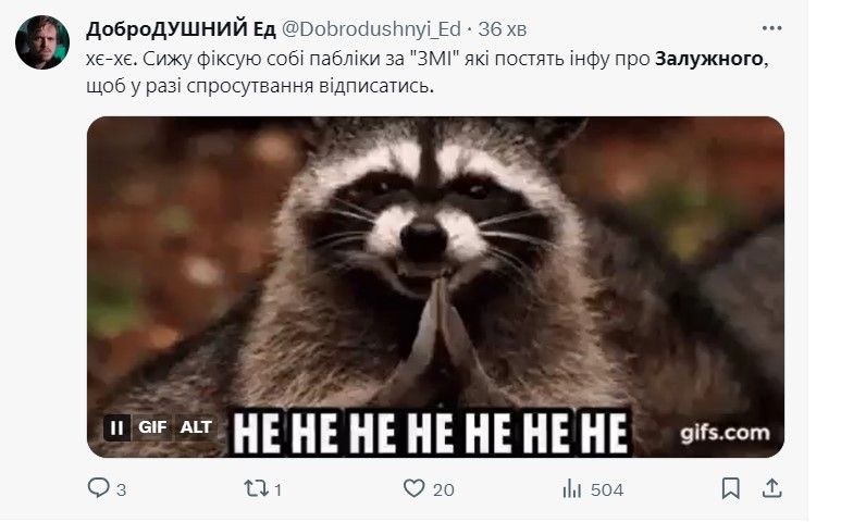 Від “нахрюків” до “Майдану-3”: як відреагували в соцмережах на “відставку” Залужного 11