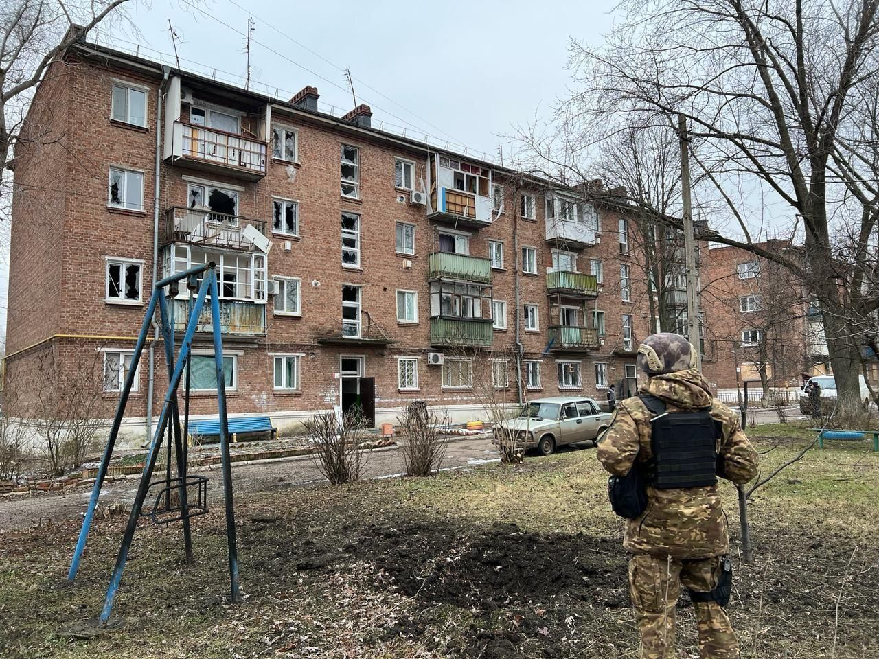 Наслідки обстрілів Авдіївки Наслідки обстрілів Авдіївки