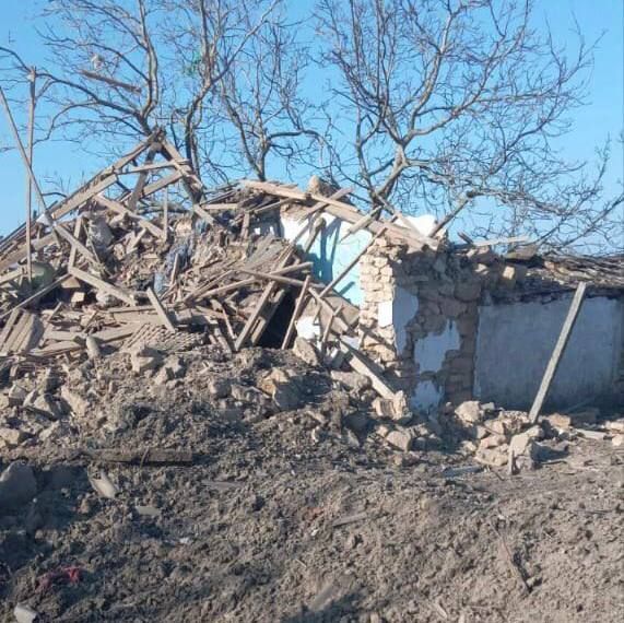 Последствия атаки россиян в Херсонскую область 30 января Последствия атаки россиян в Херсонскую область 30 января