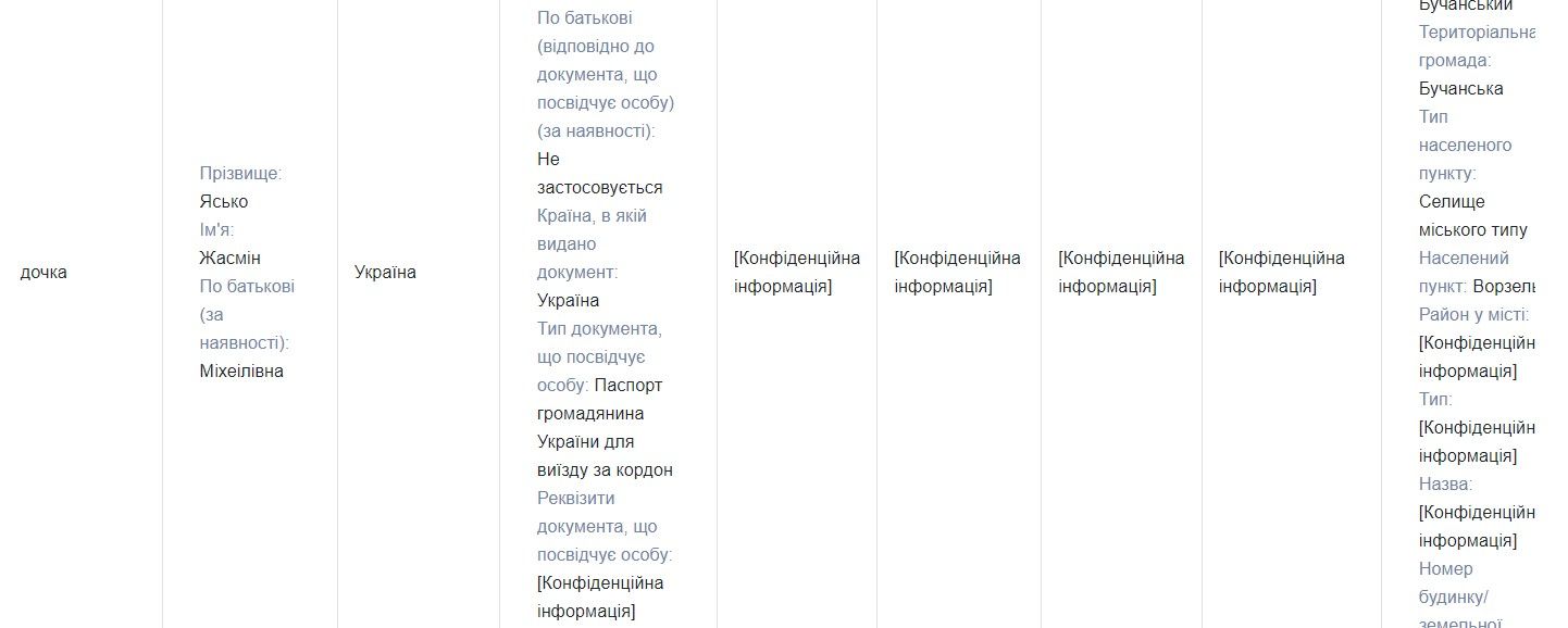 Яко задекларировала проживание из Саакашвили, но не дала дочери его фамилию 1