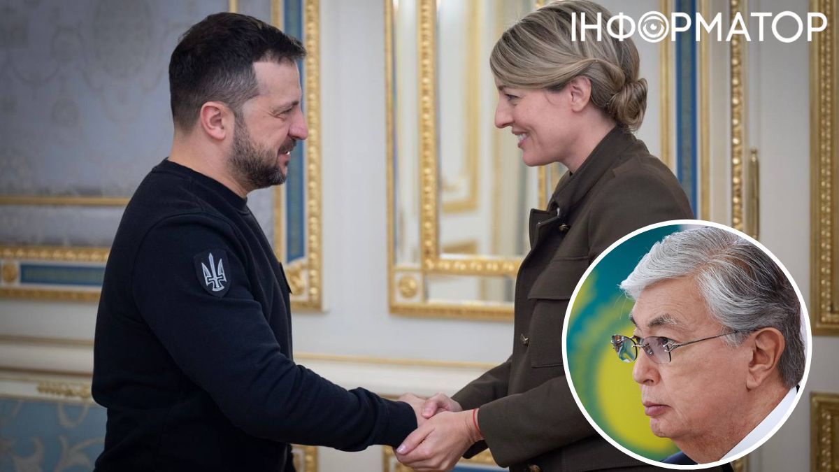 Зеленський, Токаєв, Мелані Жолі