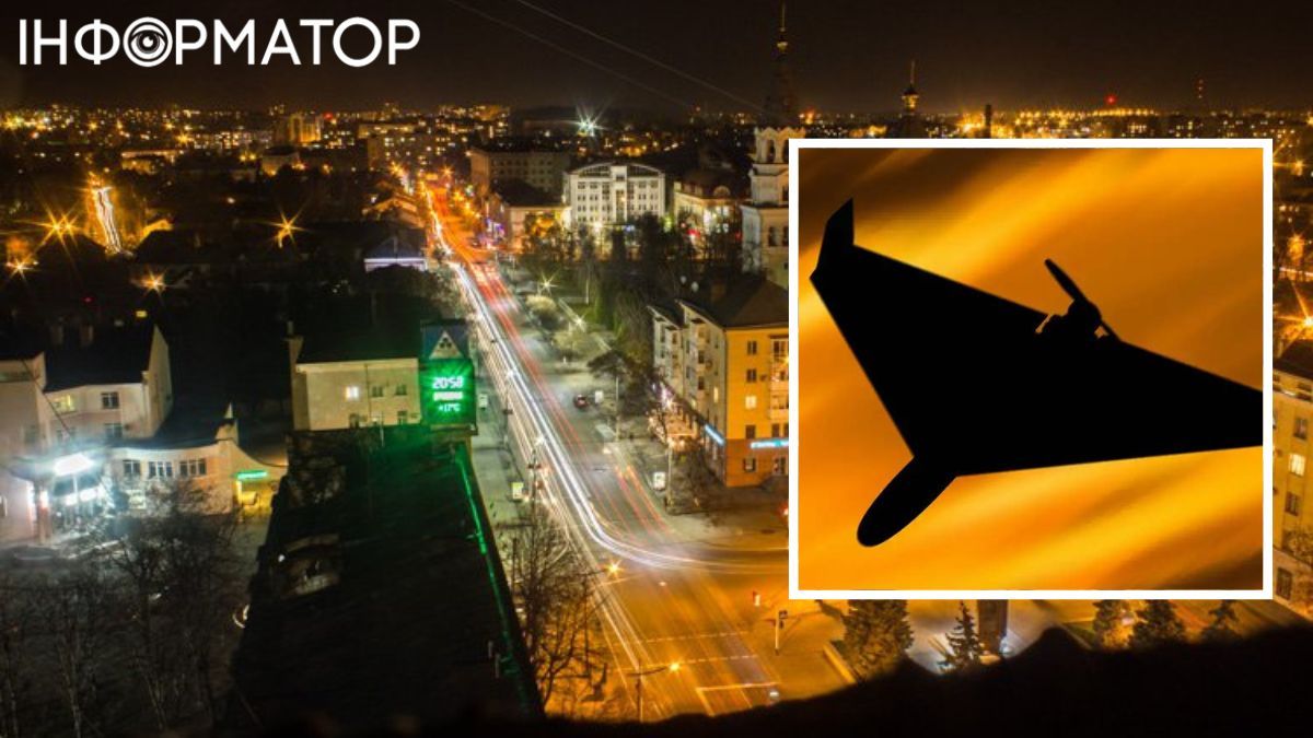дрони, житомир вночі