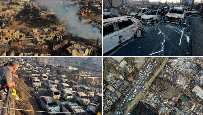 У Чилі вирують масштабні лісові пожежі: близько півсотні загиблих, вогонь охопив цілі квартали — відео 1