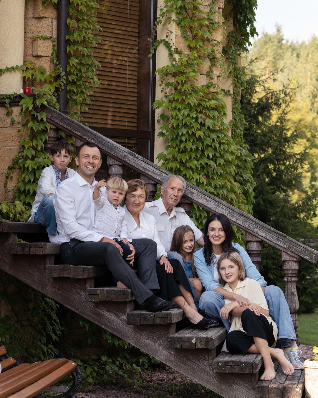 Валентина Хамайко з родиною до повномасштабної війни Валентина Хамайко з родиною до повномасштабної війни