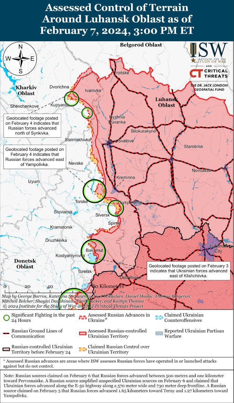 Карты боев в Харьковской и Луганской областях Карты боев в Харьковской и Луганской областях
