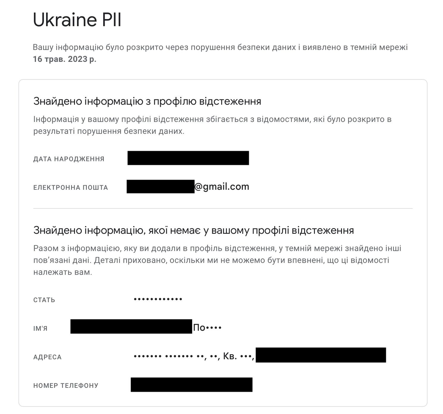 Утечка данных из Действия Утечка данных из Действия