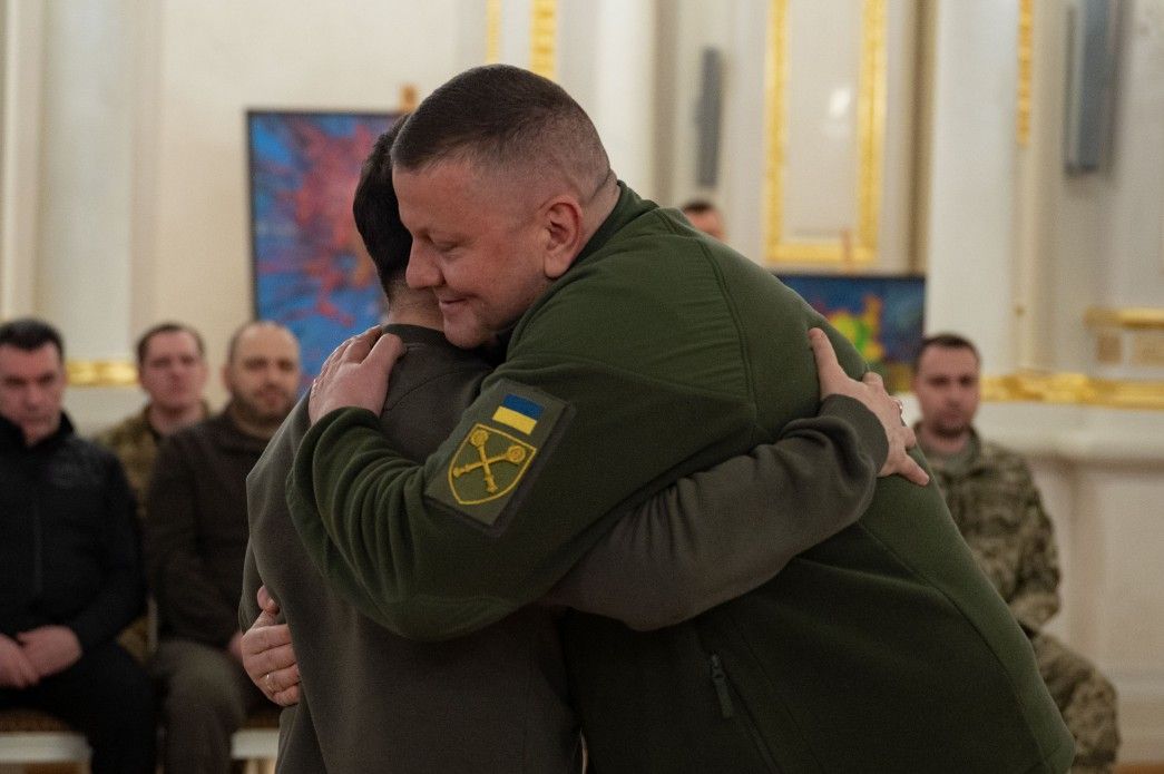 Валерій Залужний та Володимир Зеленський Валерій Залужний та Володимир Зеленський