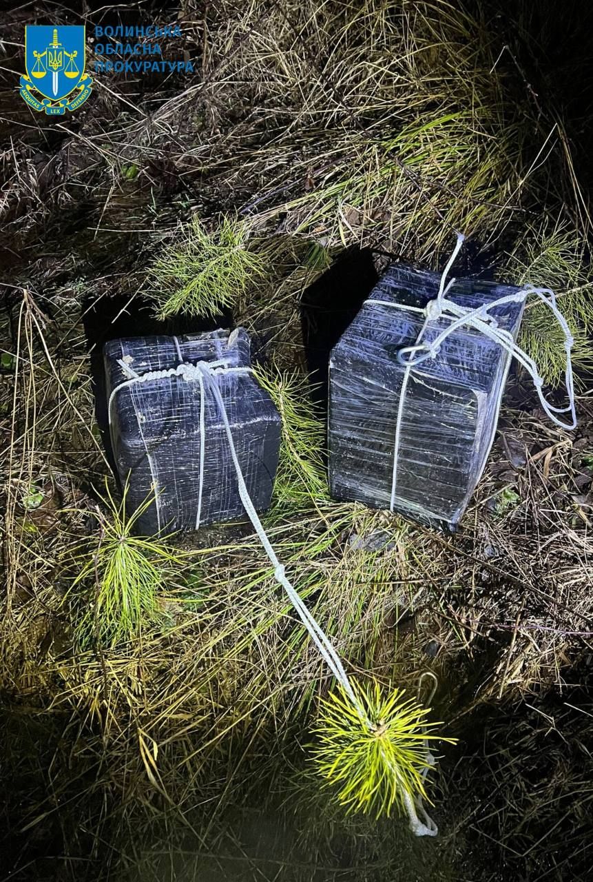 На Волині троє чоловіків намагалися дроном переправити гашиш через кордон: Генпрокуратура розкрила подробиці 1