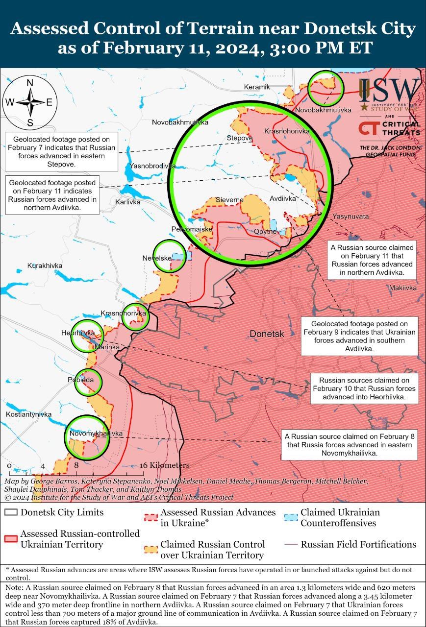 Карты боев в Донецкой области Карты боев в Донецкой области